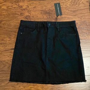 Just Black Denim Skirt - Large
